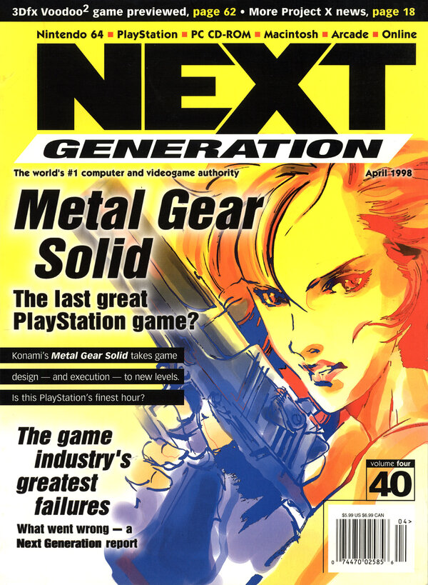 Next Generation Issue 40 (April 1998) cover